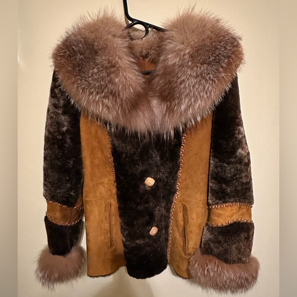 Leather Renditions Real Multi-Colored Lambskin Ja… - image 1